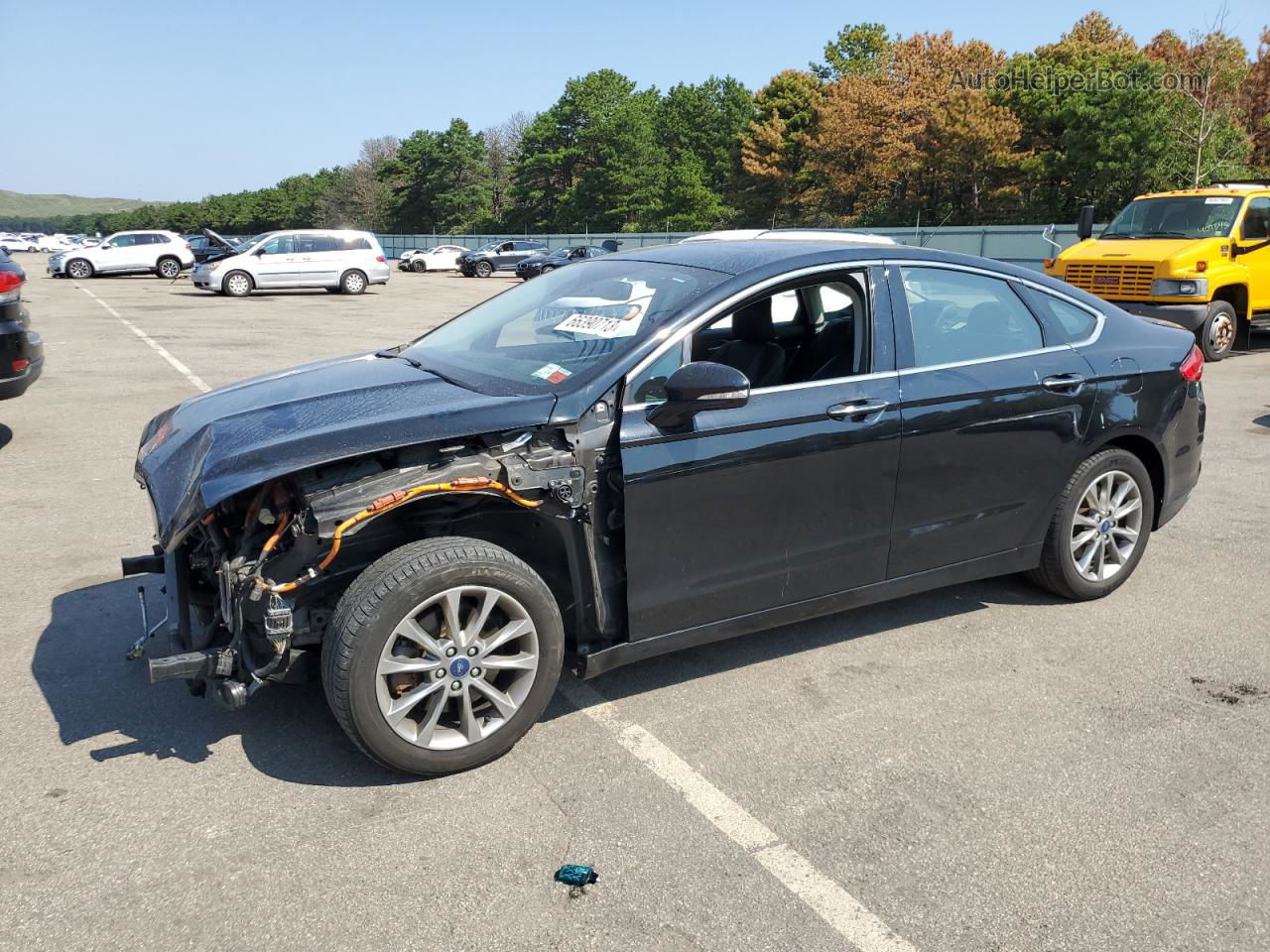 2018 Ford Fusion Titanium/platinum Phev Black vin: 3FA6P0SU6JR258505