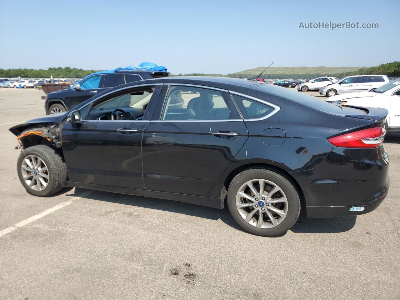 2018 Ford Fusion Titanium/platinum Phev Black vin: 3FA6P0SU6JR258505