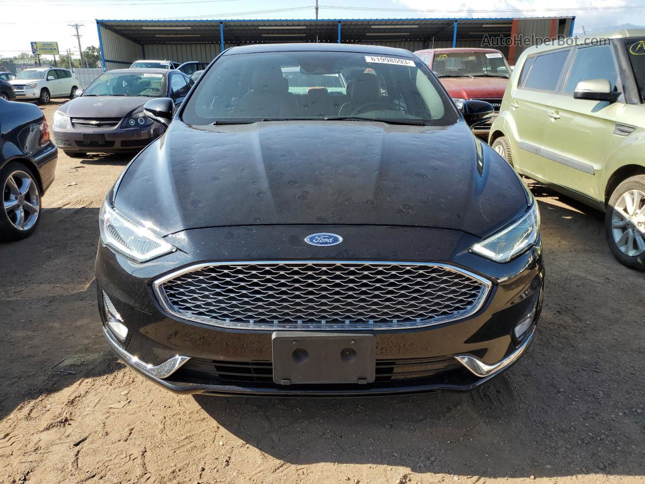 2019 Ford Fusion Titanium Black vin: 3FA6P0SU7KR252343