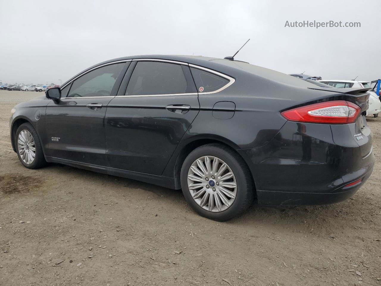 2014 Ford Fusion Titanium Phev Black vin: 3FA6P0SU8ER257149