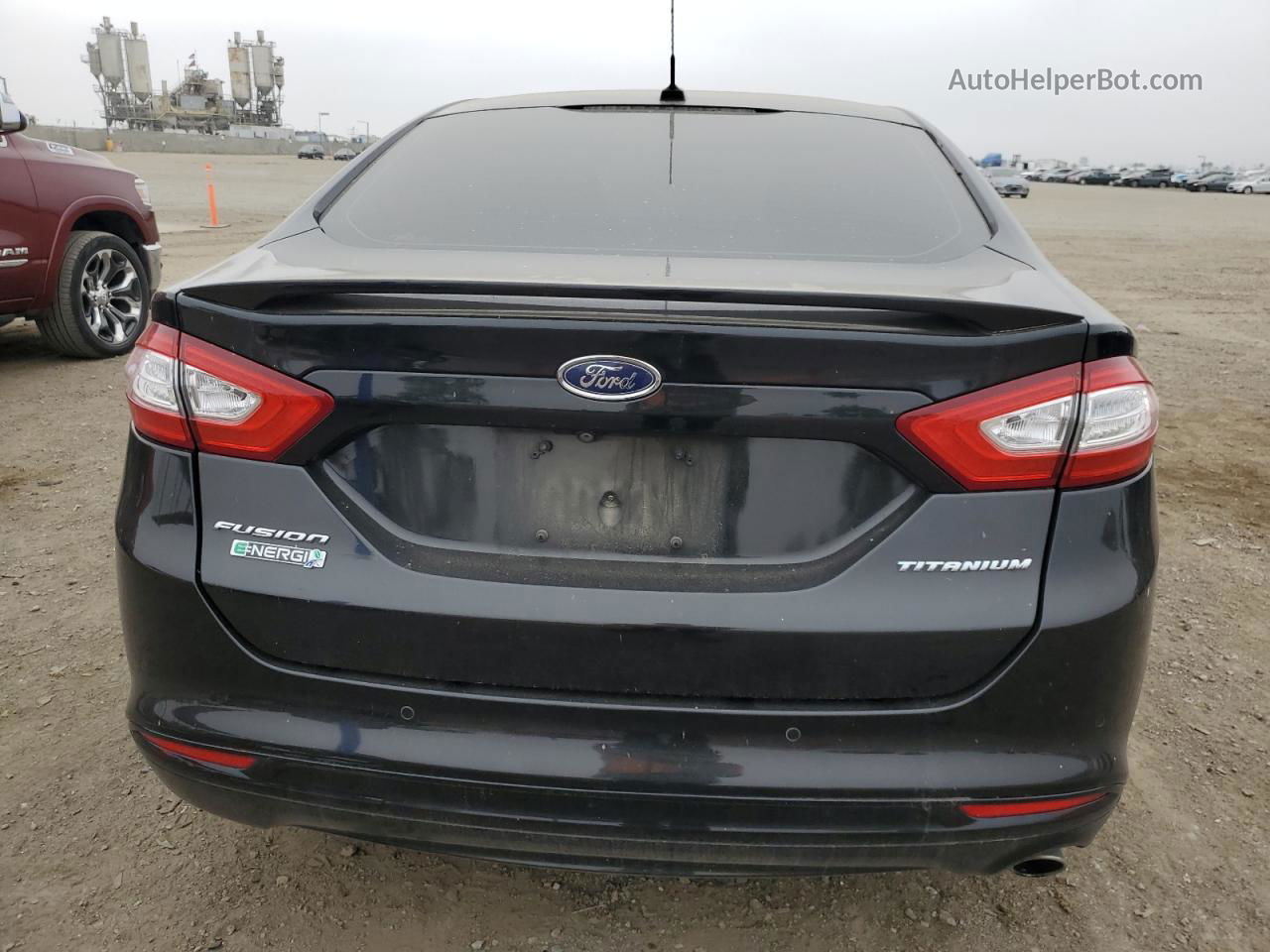 2014 Ford Fusion Titanium Phev Black vin: 3FA6P0SU8ER257149