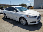 2014 Ford Fusion Titanium Phev White vin: 3FA6P0SU8ER383026