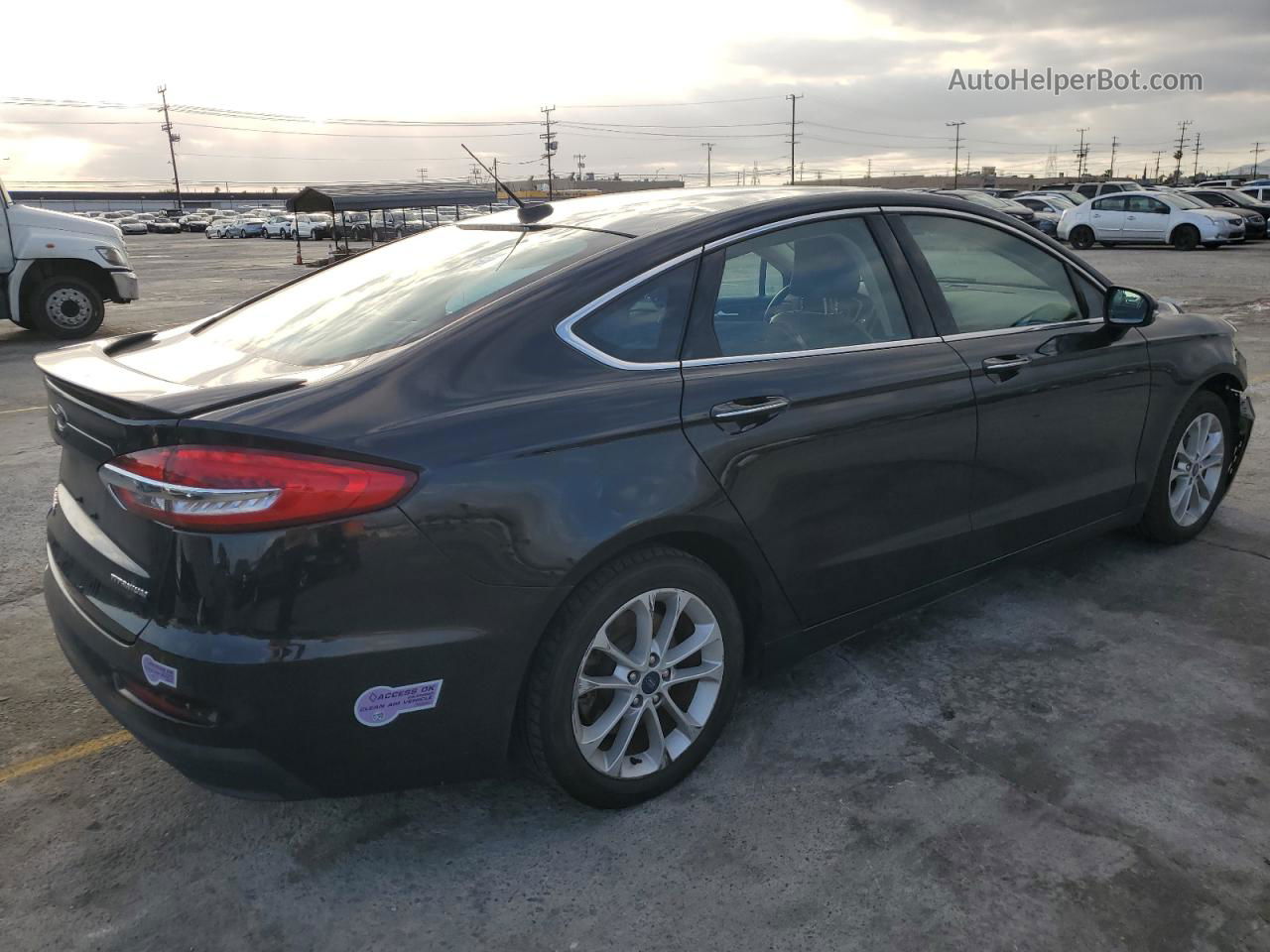 2019 Ford Fusion Titanium Black vin: 3FA6P0SU8KR174008