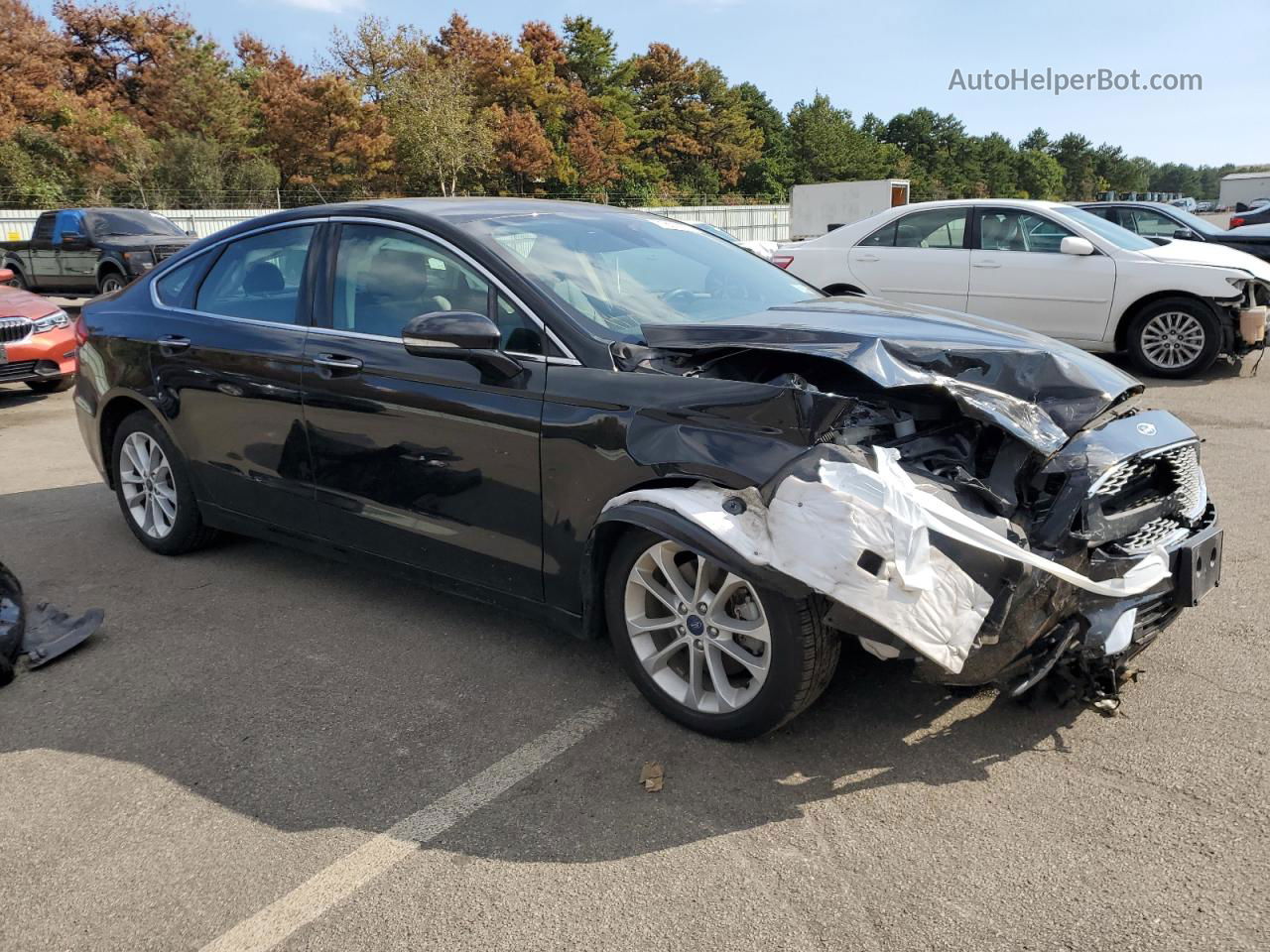 2020 Ford Fusion Titanium Черный vin: 3FA6P0SU8LR235214