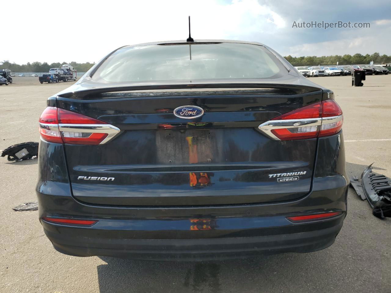 2020 Ford Fusion Titanium Черный vin: 3FA6P0SU8LR235214