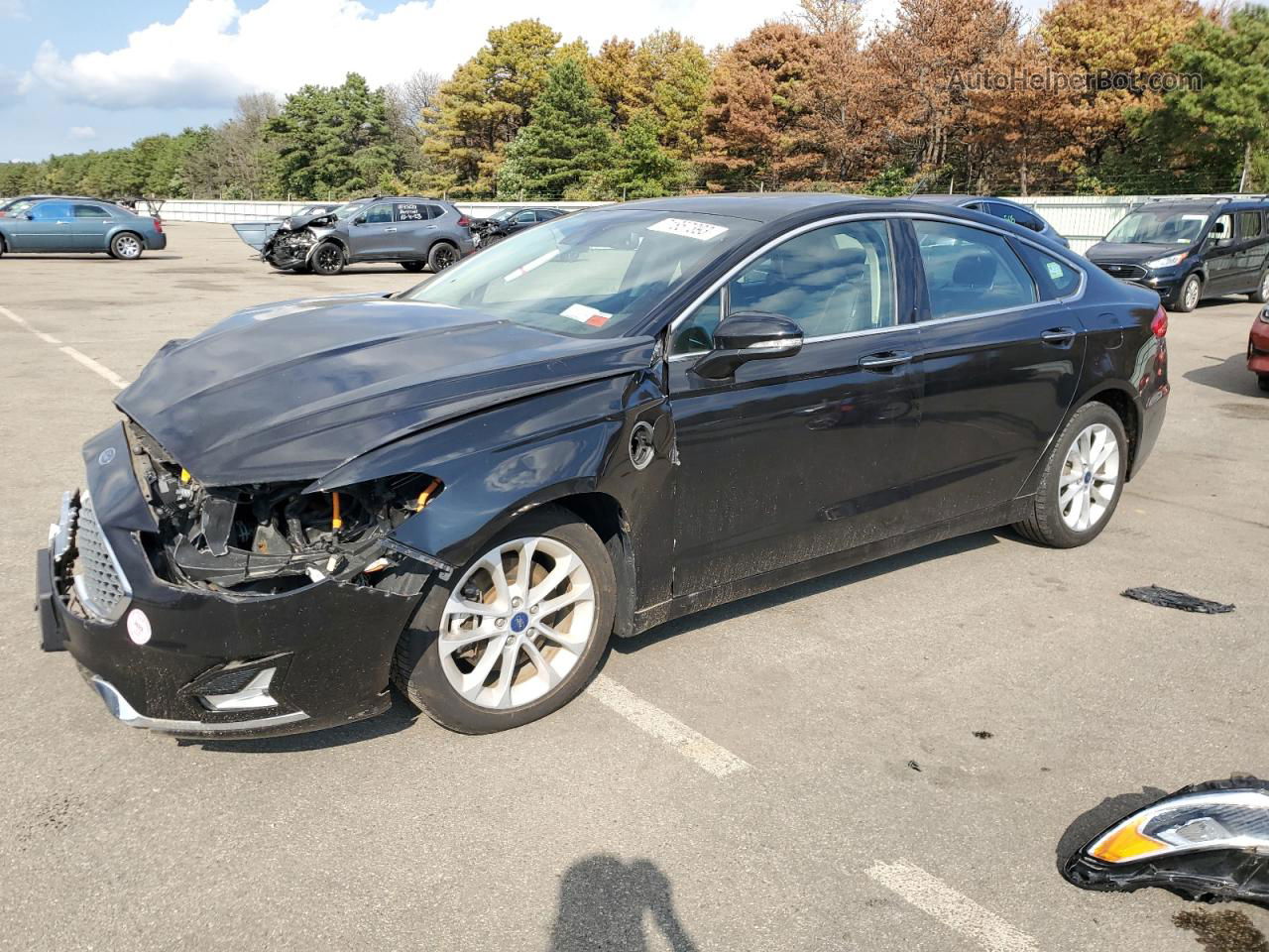 2020 Ford Fusion Titanium Black vin: 3FA6P0SU8LR235214