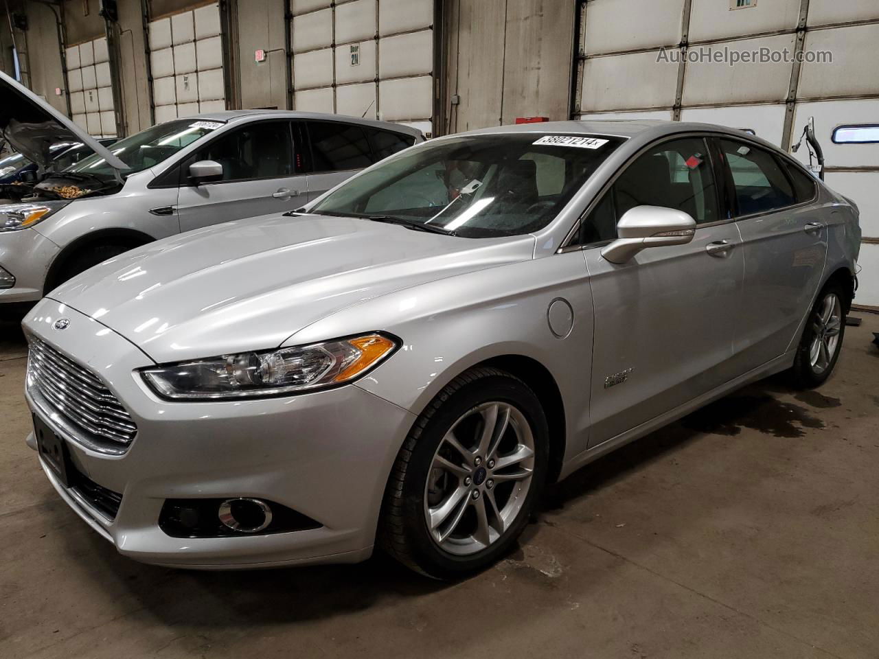 2015 Ford Fusion Titanium Phev Silver vin: 3FA6P0SU9FR213906