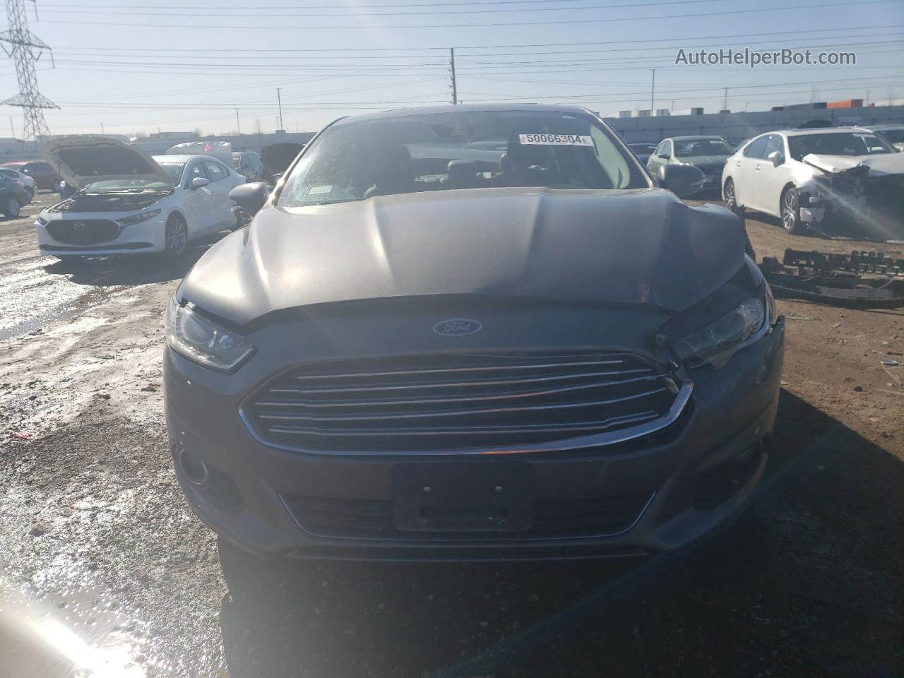 2013 Ford Fusion Titanium Phev Gray vin: 3FA6P0SUXDR233420