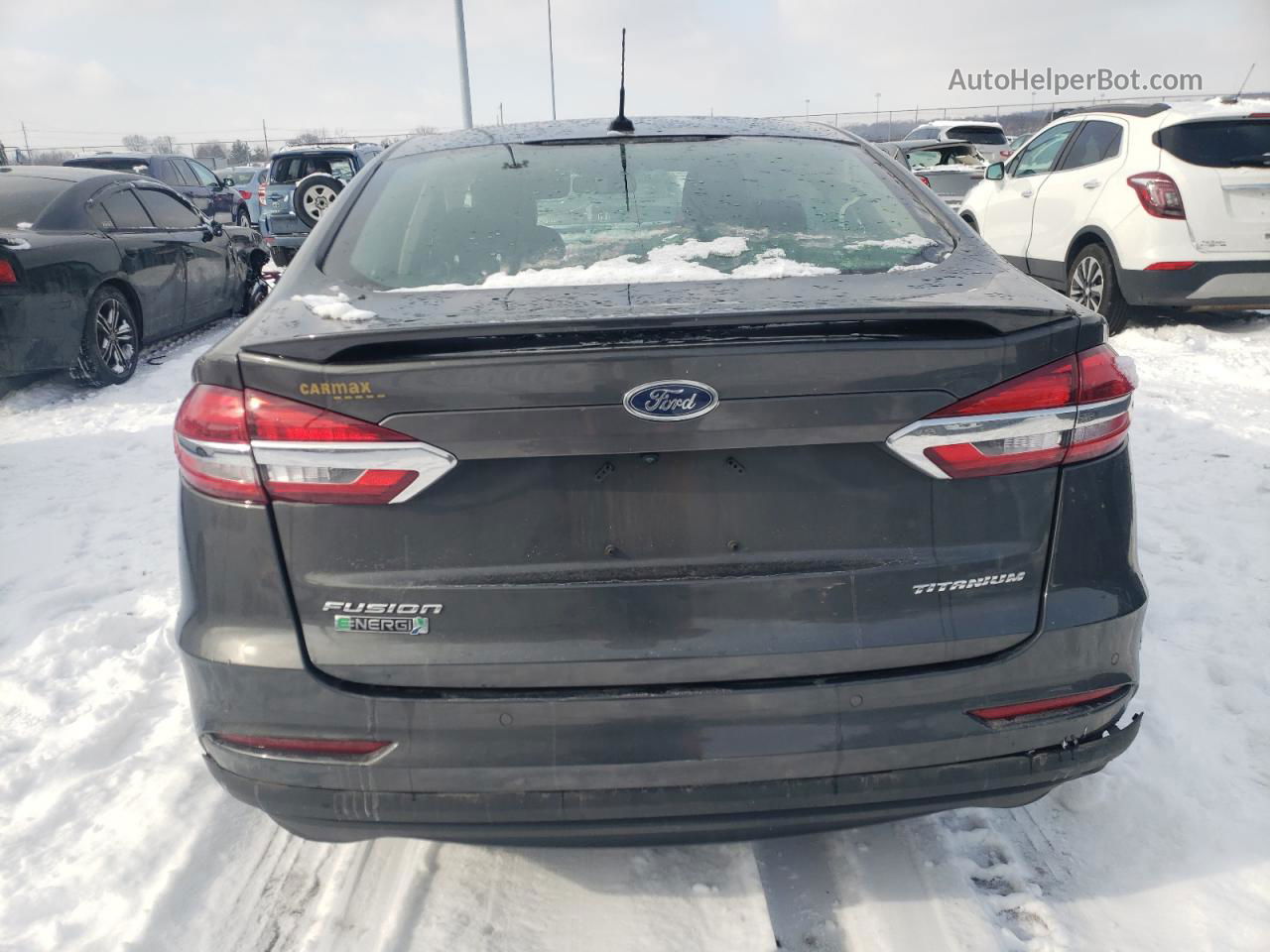 2019 Ford Fusion Titanium Charcoal vin: 3FA6P0SUXKR178805