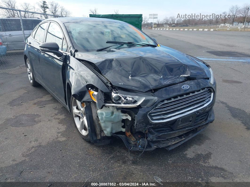 2016 Ford Fusion Se Black vin: 3FA6P0T90GR205091