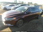 2017 Ford Fusion Se Темно-бордовый vin: 3FA6P0T90HR268693