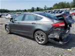 2017 Ford Fusion Se Gray vin: 3FA6P0T90HR345997