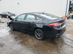 2018 Ford Fusion Se Black vin: 3FA6P0T90JR189496