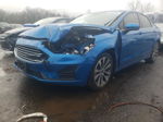 2020 Ford Fusion Se Blue vin: 3FA6P0T90LR172815