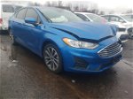 2020 Ford Fusion Se Blue vin: 3FA6P0T90LR172815