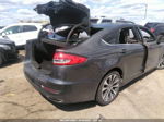 2020 Ford Fusion Se Gray vin: 3FA6P0T90LR222743