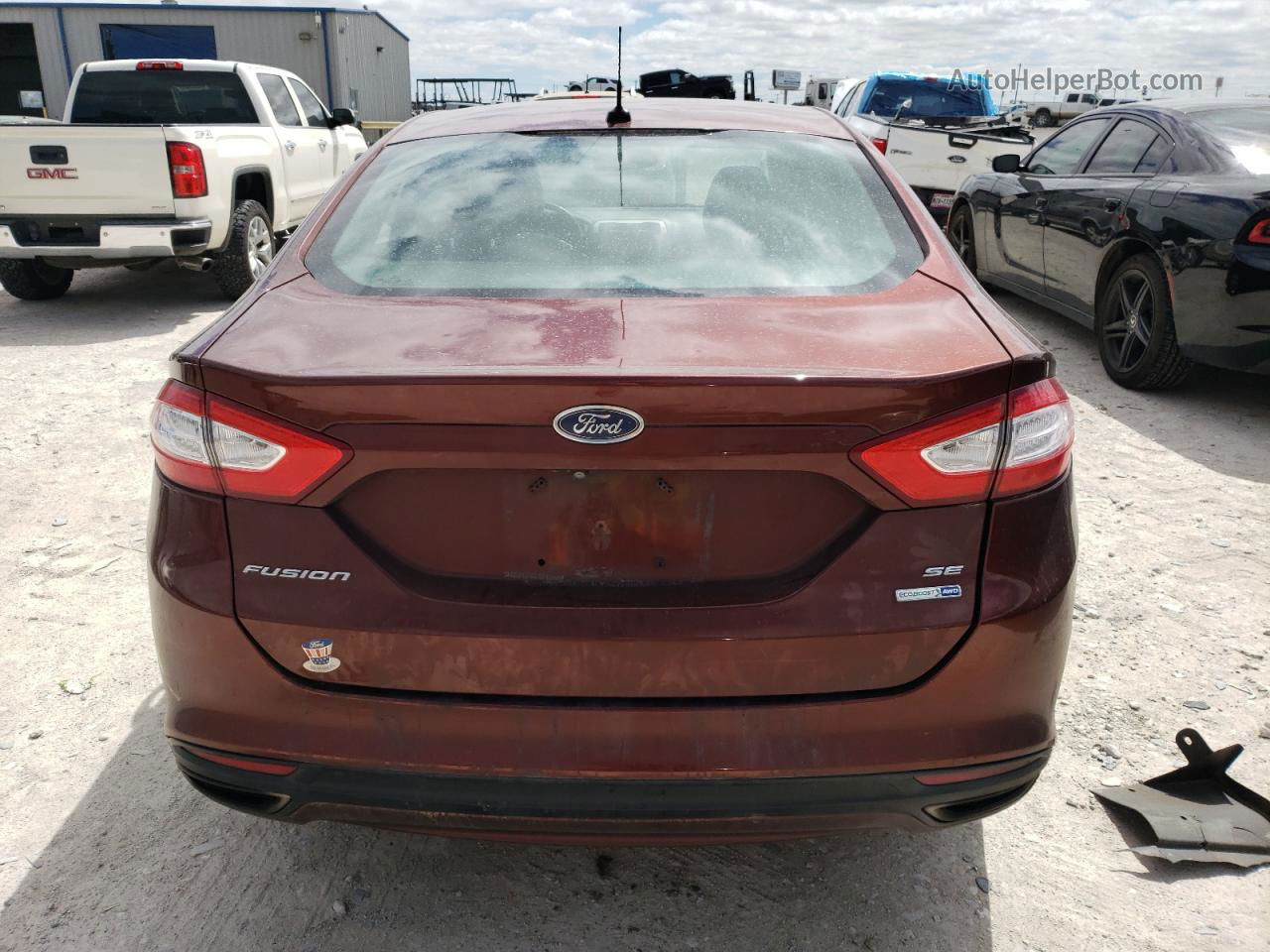 2015 Ford Fusion Se Коричневый vin: 3FA6P0T91FR303710