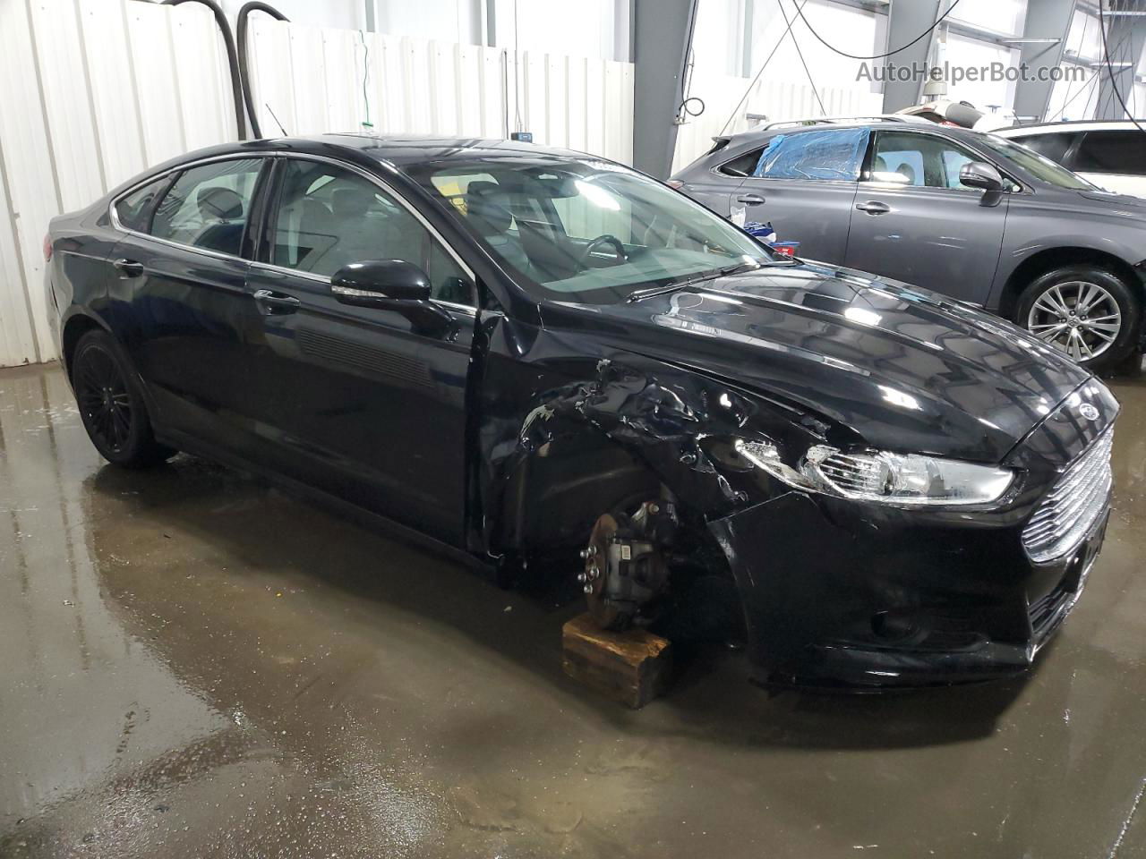 2016 Ford Fusion Se Black vin: 3FA6P0T91GR355825