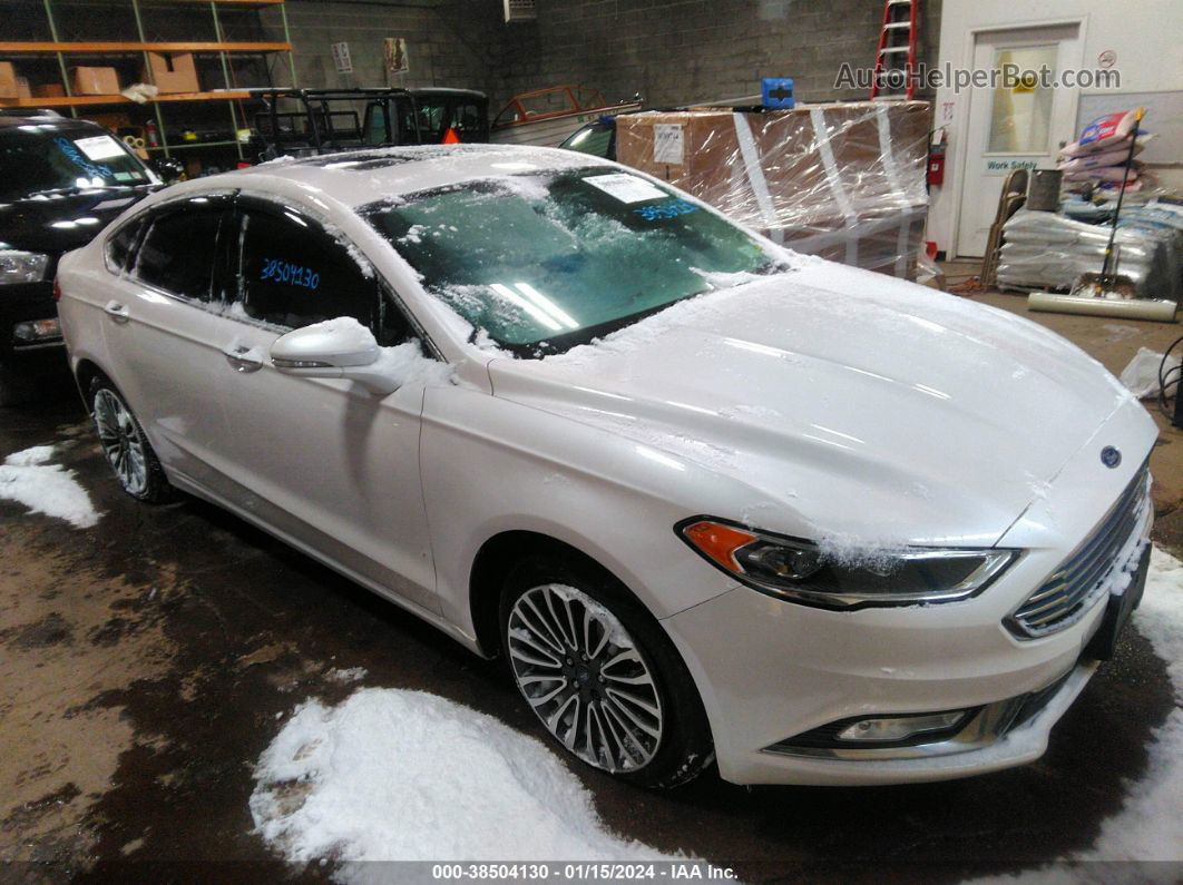 2017 Ford Fusion Se Белый vin: 3FA6P0T91HR127101