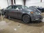 2017 Ford Fusion Se Gray vin: 3FA6P0T91HR261672