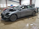 2017 Ford Fusion Se Gray vin: 3FA6P0T91HR261672