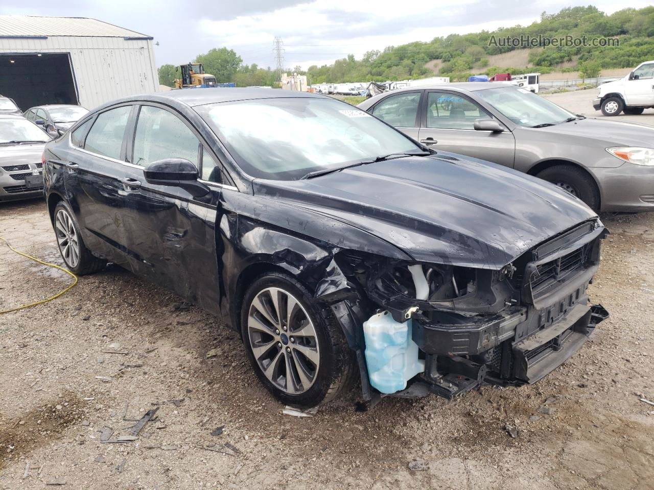 2020 Ford Fusion Se Black vin: 3FA6P0T91LR126880