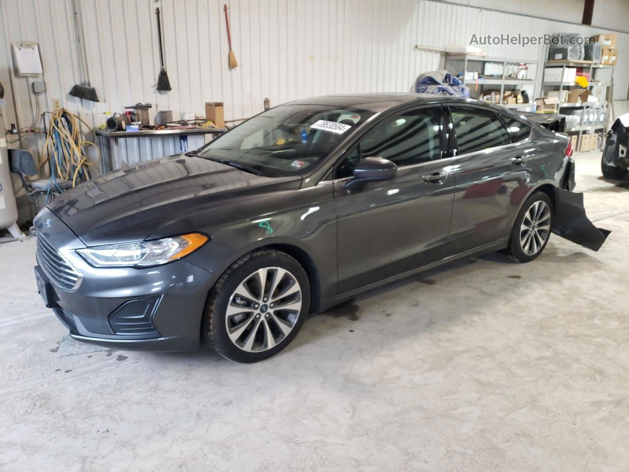 2020 Ford Fusion Se Угольный vin: 3FA6P0T91LR190840