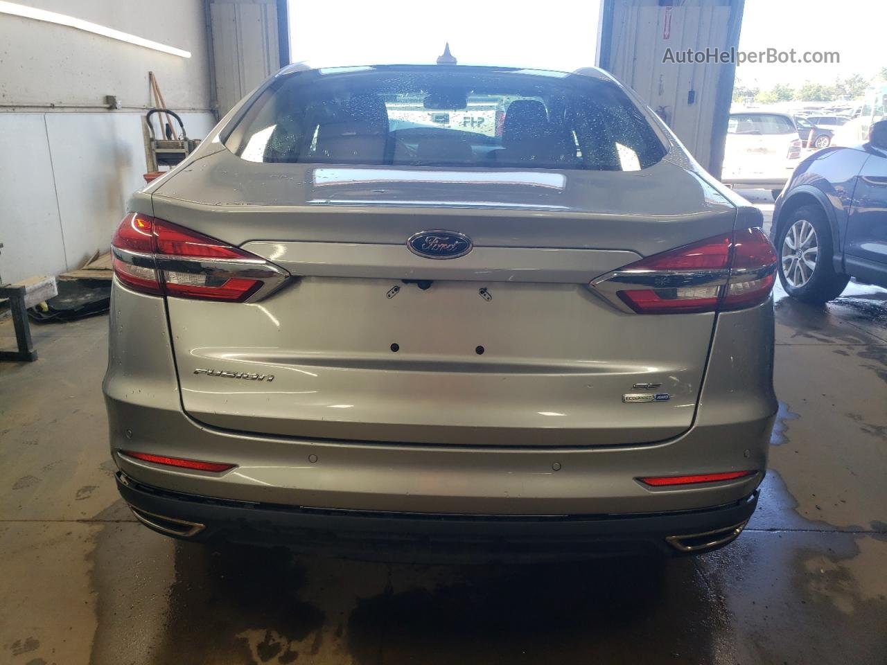 2020 Ford Fusion Se Silver vin: 3FA6P0T91LR191499