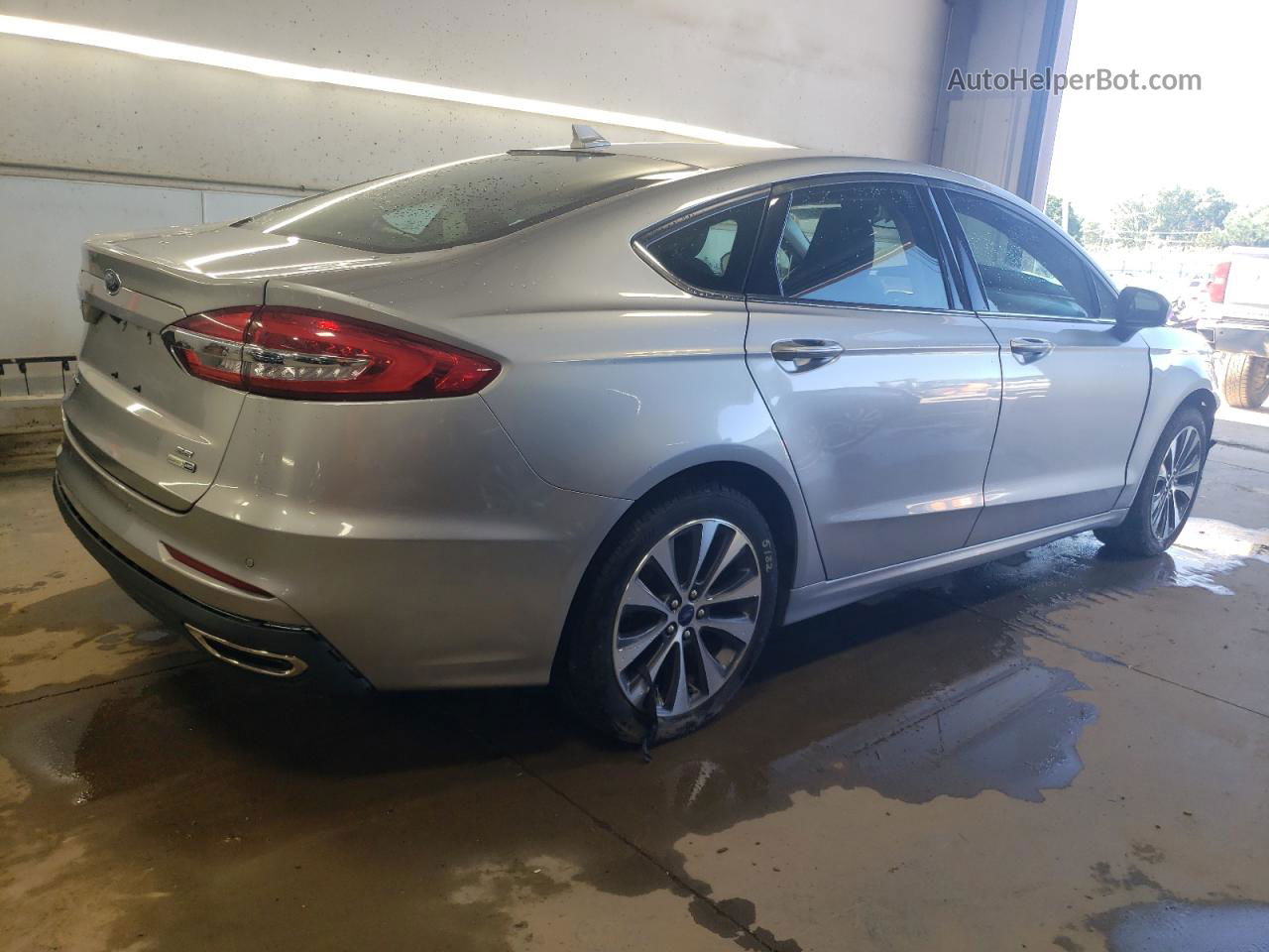 2020 Ford Fusion Se Silver vin: 3FA6P0T91LR191499