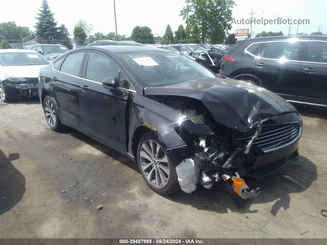 2020 Ford Fusion Se Black vin: 3FA6P0T91LR202128