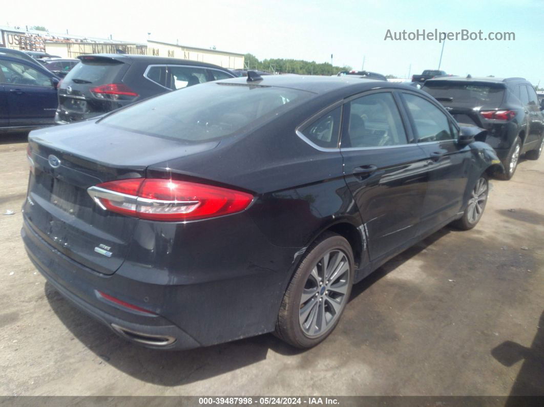 2020 Ford Fusion Se Black vin: 3FA6P0T91LR202128