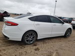 2017 Ford Fusion Se White vin: 3FA6P0T92HR260112