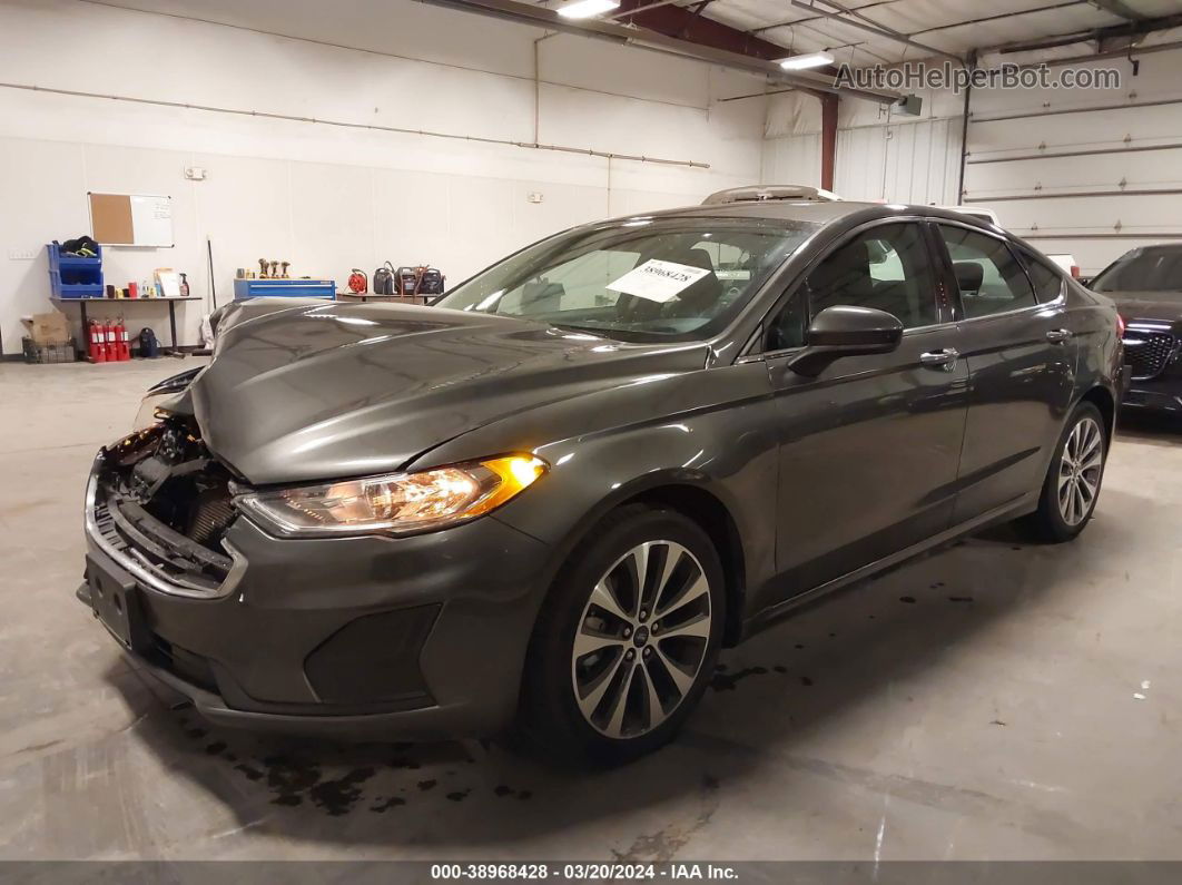 2019 Ford Fusion Se Серый vin: 3FA6P0T92KR286541