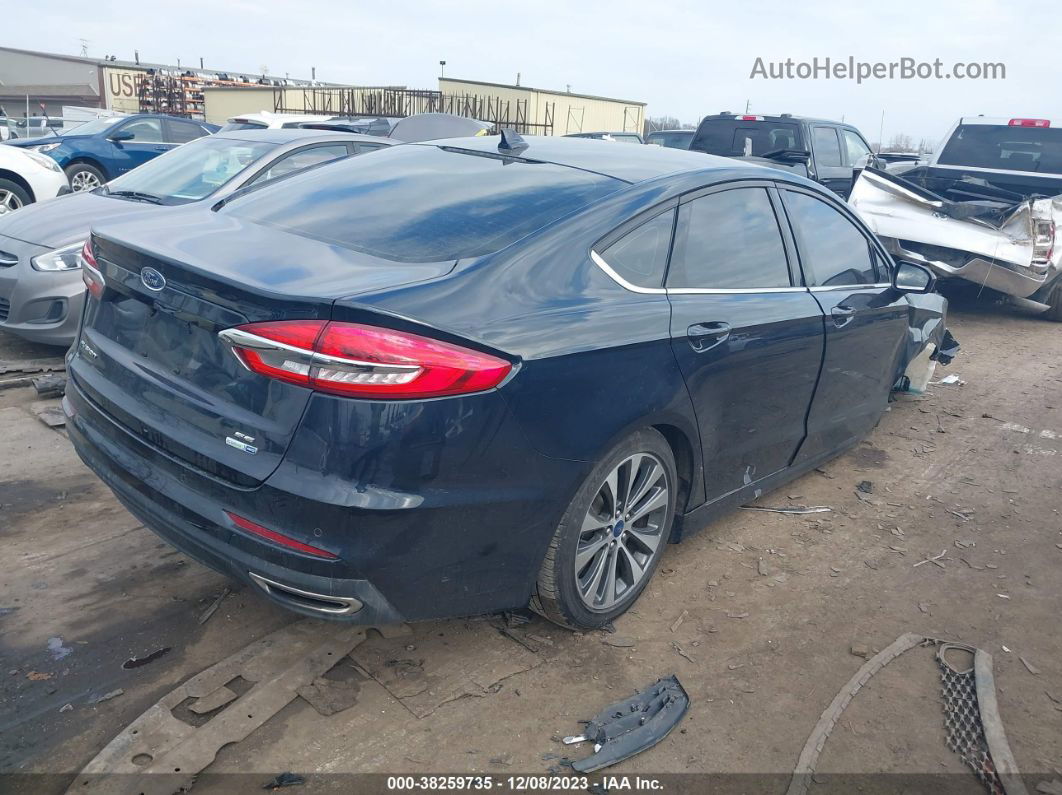 2020 Ford Fusion Se Black vin: 3FA6P0T92LR180494