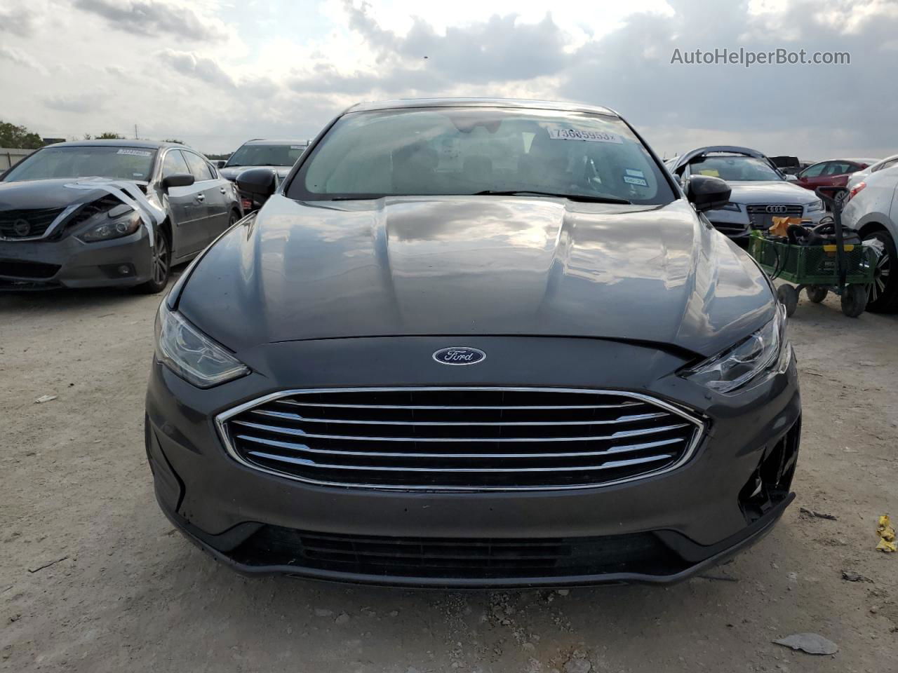 2020 Ford Fusion Se Charcoal vin: 3FA6P0T92LR191009