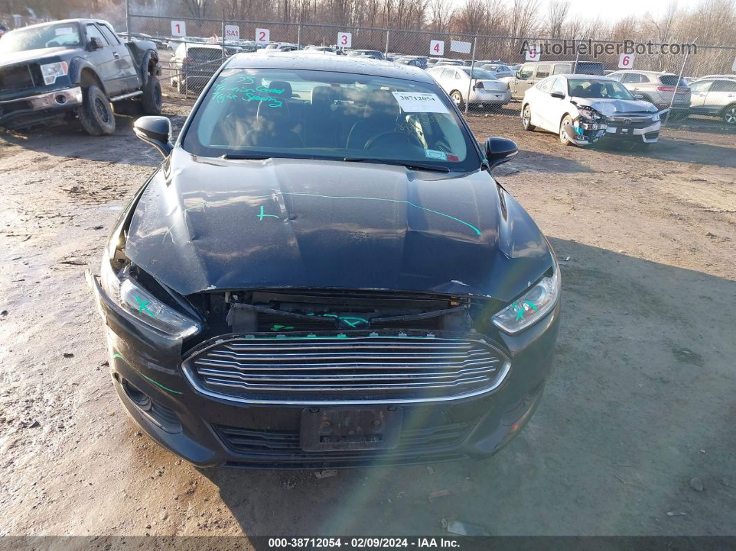 2016 Ford Fusion Se Black vin: 3FA6P0T93GR220913