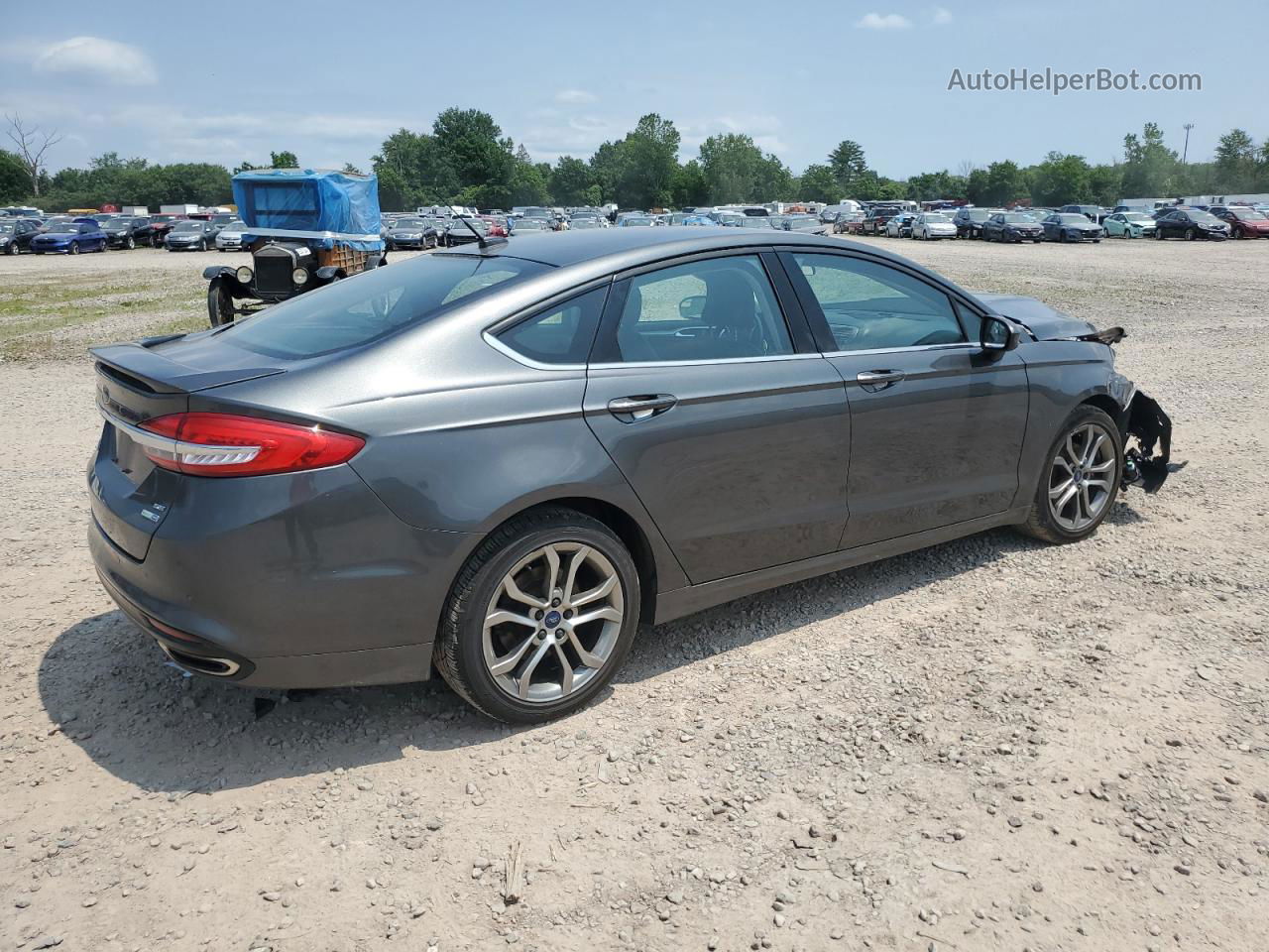 2017 Ford Fusion Se Burgundy vin: 3FA6P0T93HR266503