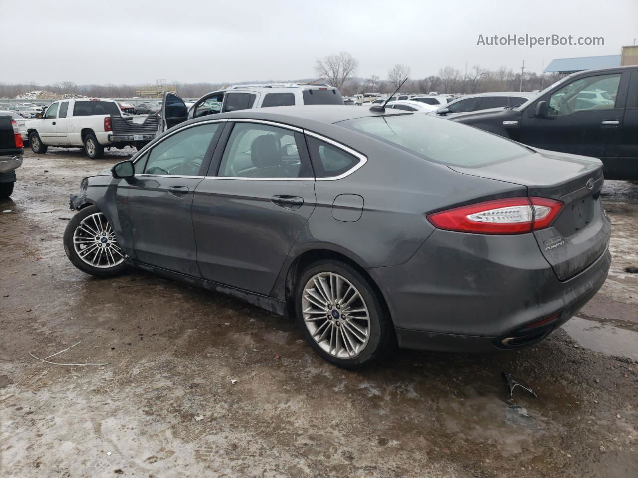 2015 Ford Fusion Se Black vin: 3FA6P0T94FR233216