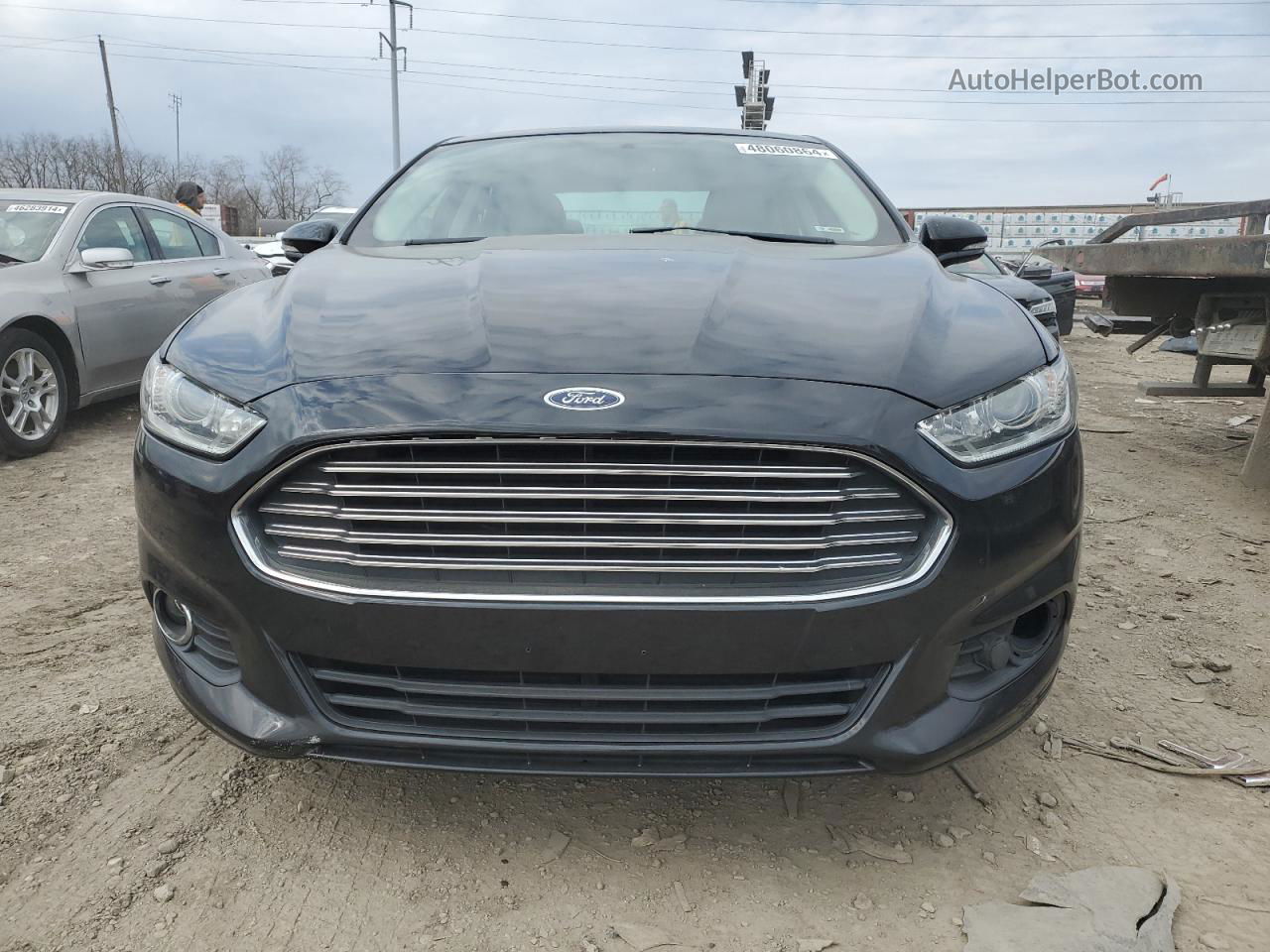 2016 Ford Fusion Se Black vin: 3FA6P0T94GR167588