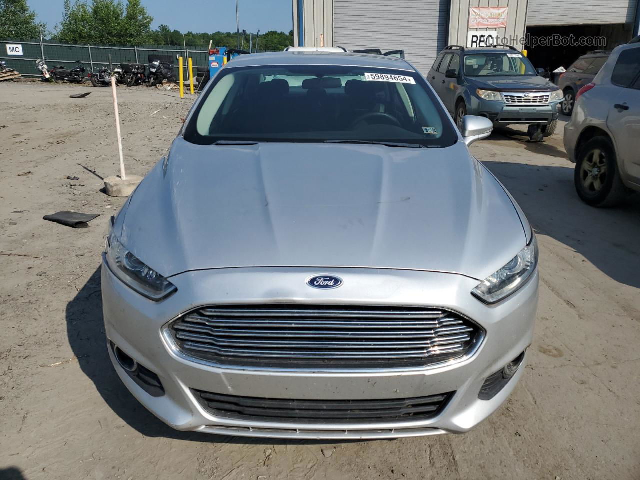 2016 Ford Fusion Se Silver vin: 3FA6P0T94GR374756