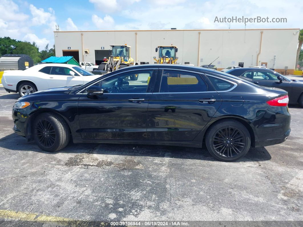 2016 Ford Fusion Se Black vin: 3FA6P0T94GR402376