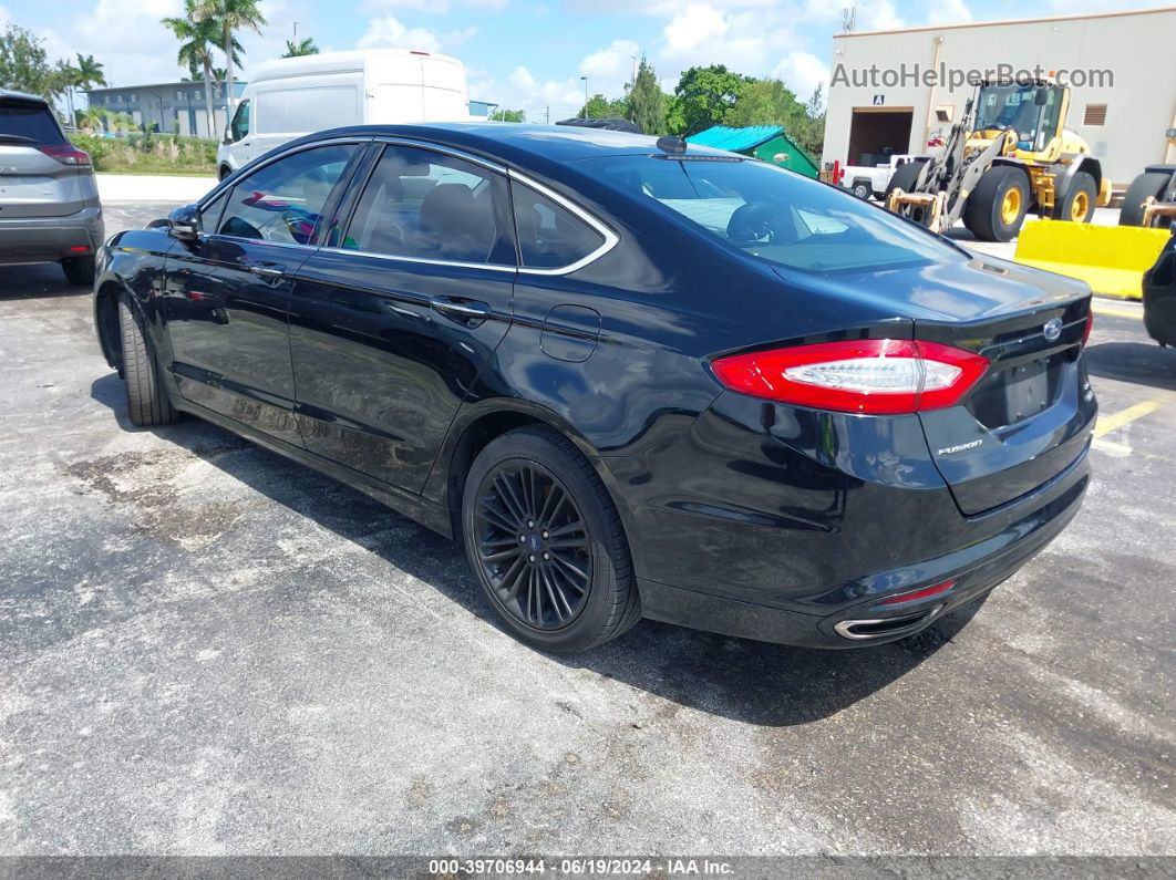 2016 Ford Fusion Se Black vin: 3FA6P0T94GR402376