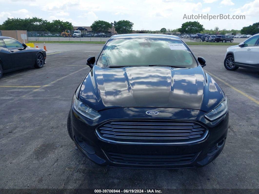 2016 Ford Fusion Se Black vin: 3FA6P0T94GR402376