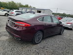 2017 Ford Fusion Se Burgundy vin: 3FA6P0T94HR165583