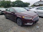 2017 Ford Fusion Se Бордовый vin: 3FA6P0T94HR165583