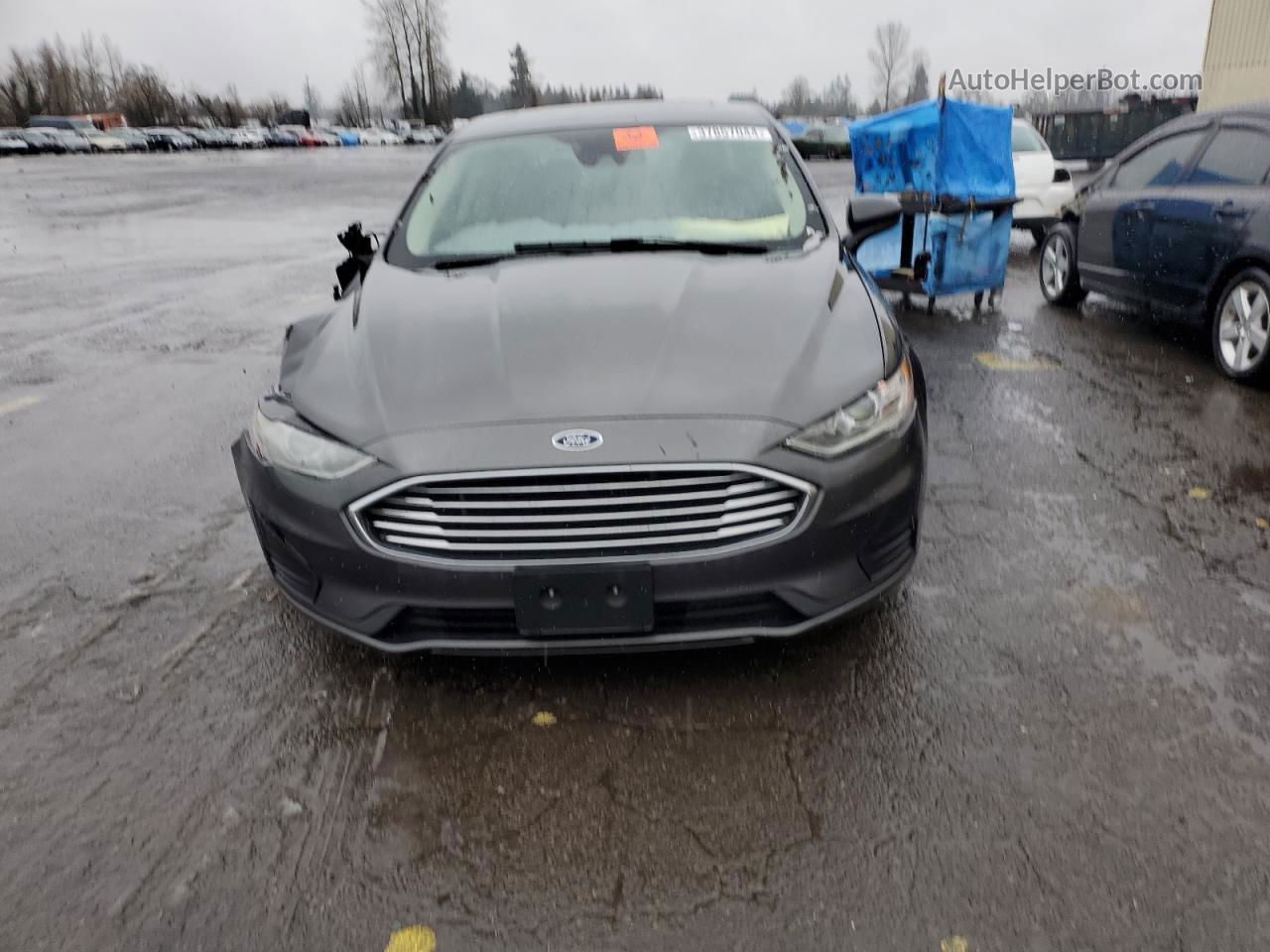 2019 Ford Fusion Se Charcoal vin: 3FA6P0T94KR233498