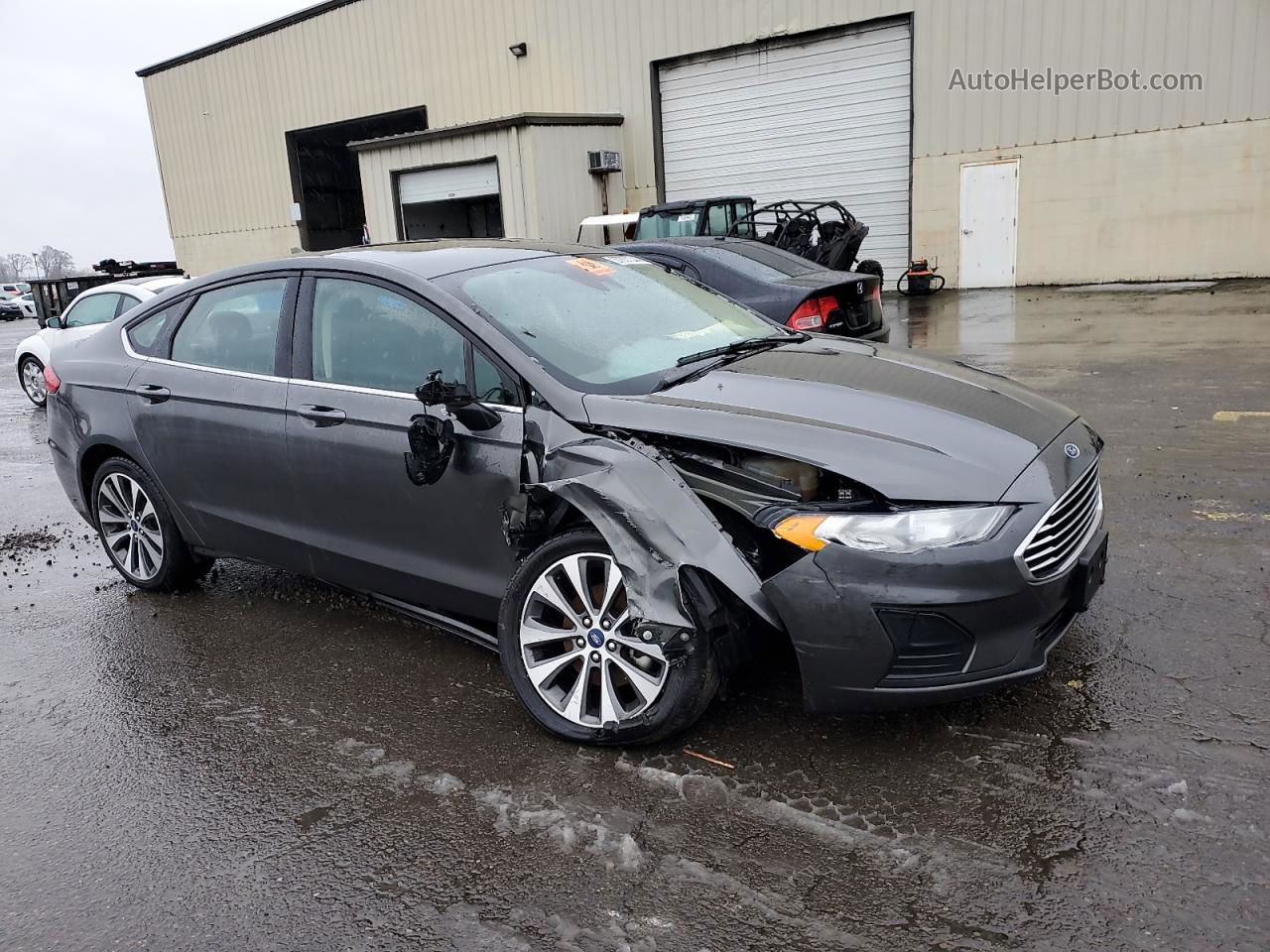 2019 Ford Fusion Se Charcoal vin: 3FA6P0T94KR233498