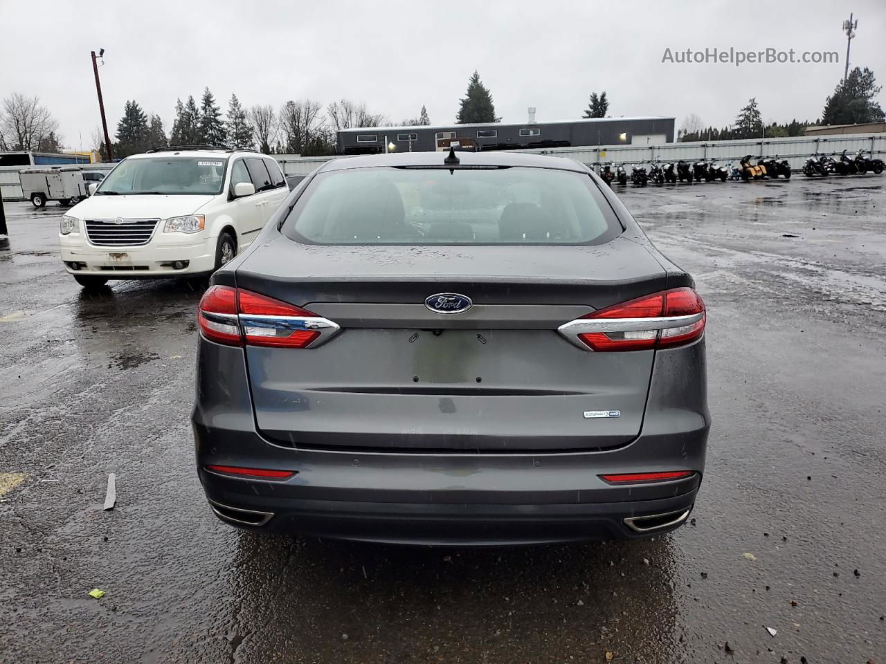 2019 Ford Fusion Se Charcoal vin: 3FA6P0T94KR233498