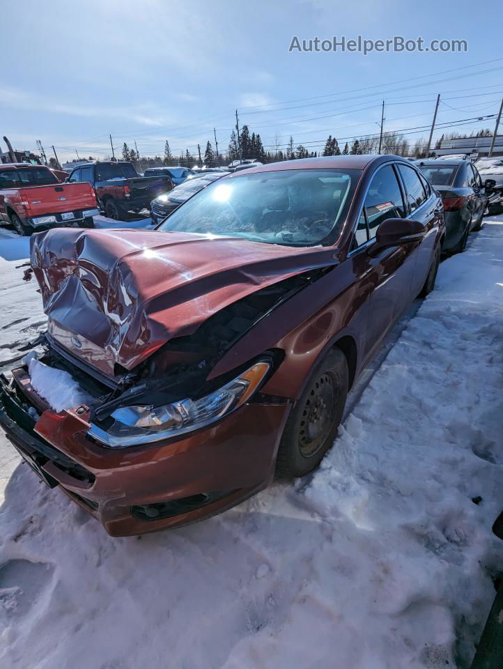 2014 Ford Fusion Se Red vin: 3FA6P0T95ER116985