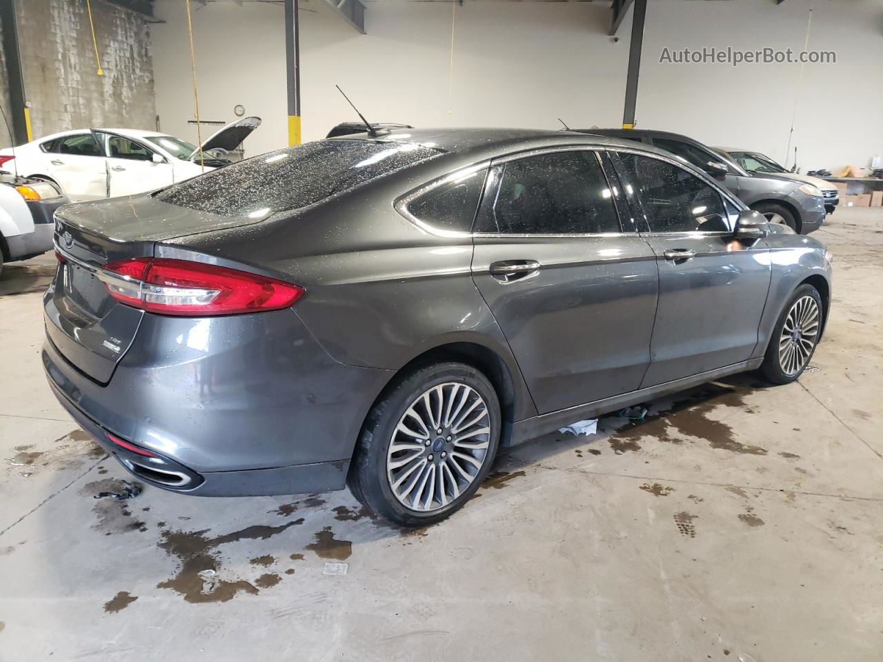 2017 Ford Fusion Se Black vin: 3FA6P0T95HR256216